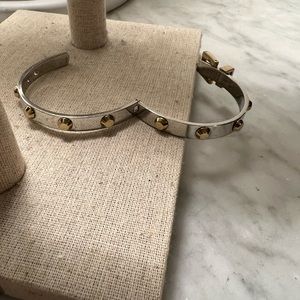 Michael Kors Astor Bangle Buckle in Silver & Gold